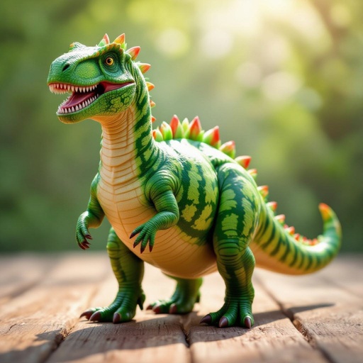 Un dinosauro fatto di cocomero