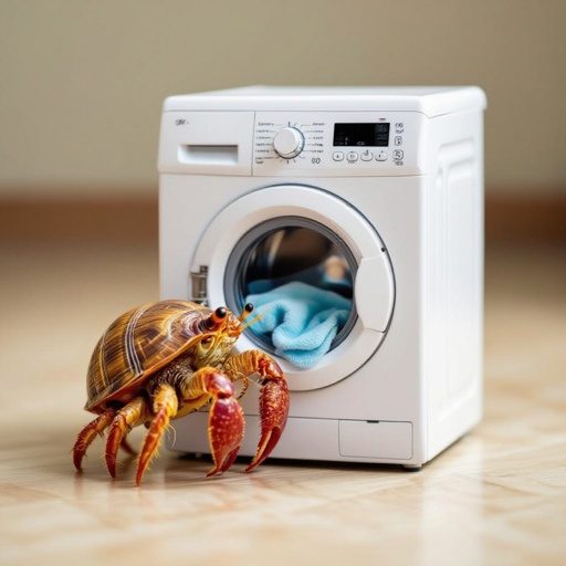 Hermit crab washing machine
