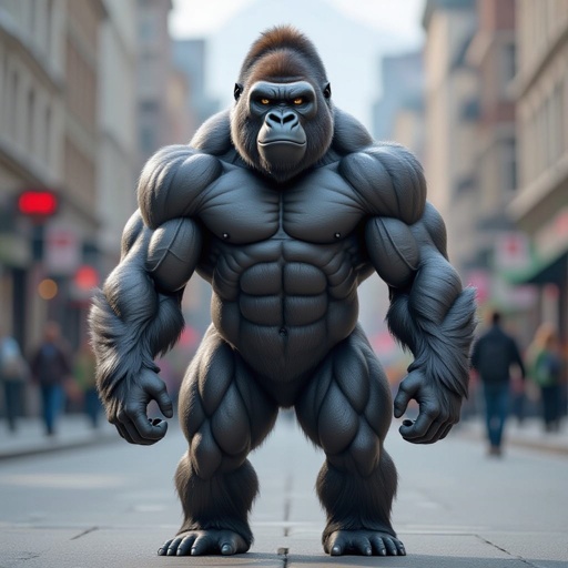 Silver gorilla