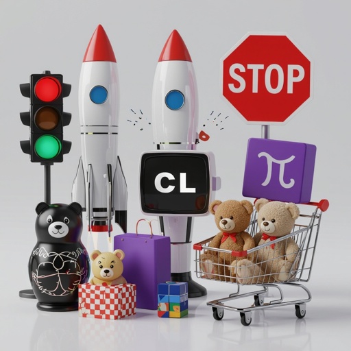 🚀🚦🎚️📺🛒🪆🧸🟪⬛️🆑♑️