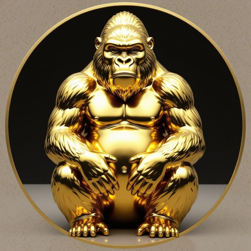Gold gorilla 
