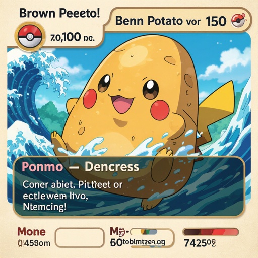 Un pokemon leggendario patata 