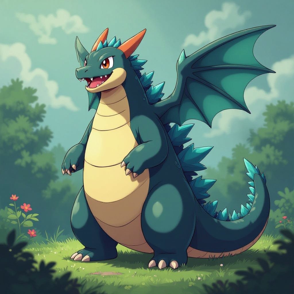 Un pokemon ispirato ha Godzilla angelico