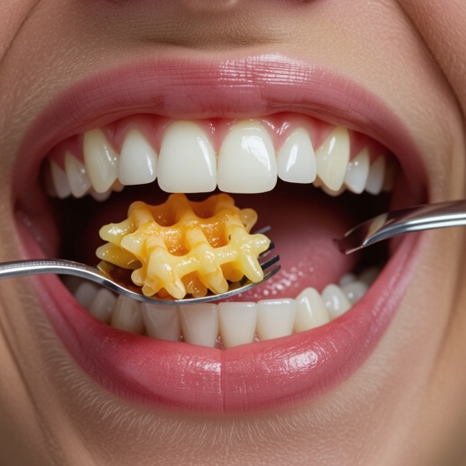 Food in teeth