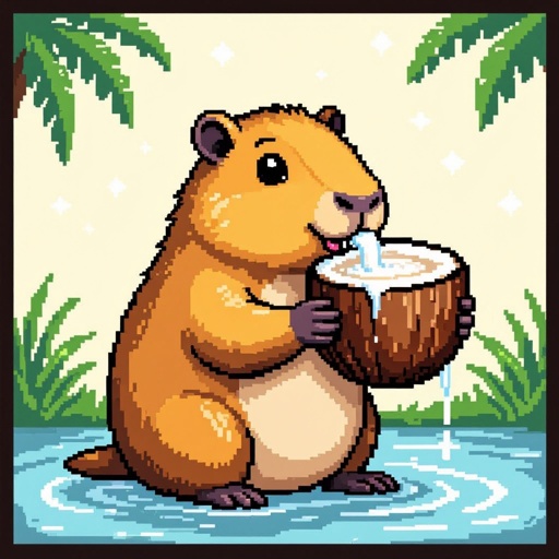 Make a capybara coconut milk and add a little bit of water to it to help 