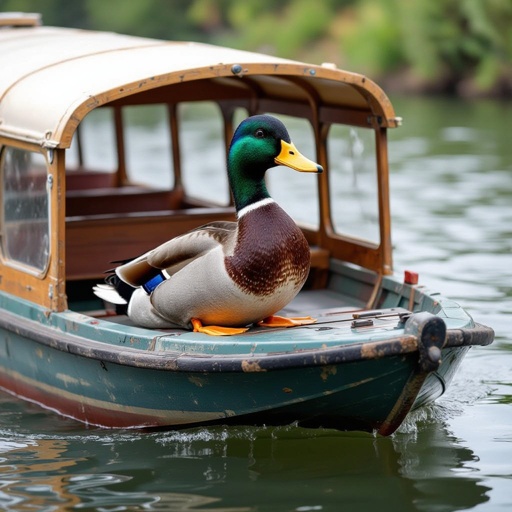 Um pato barco