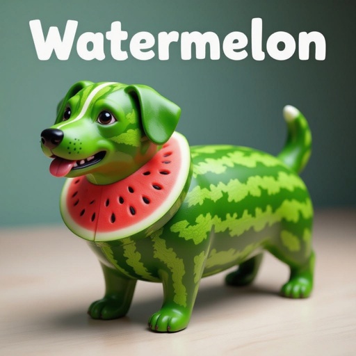 Un cane anguria