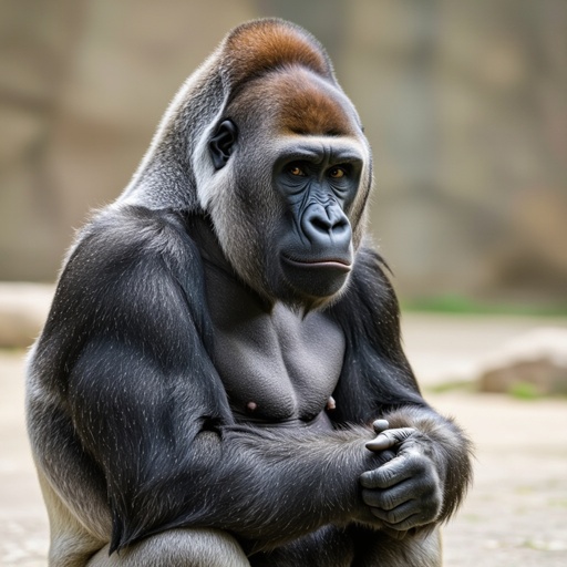 Silver gorilla