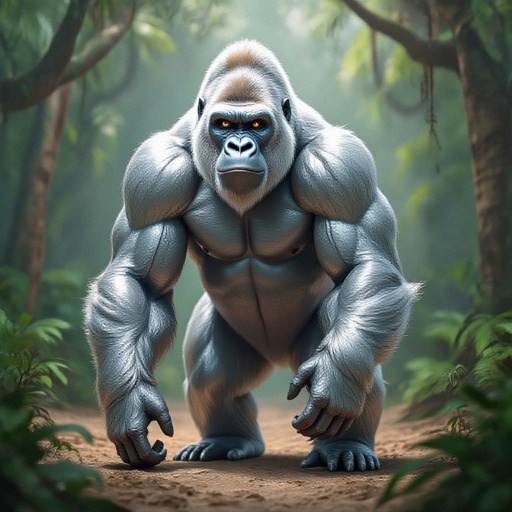 Silver gorilla