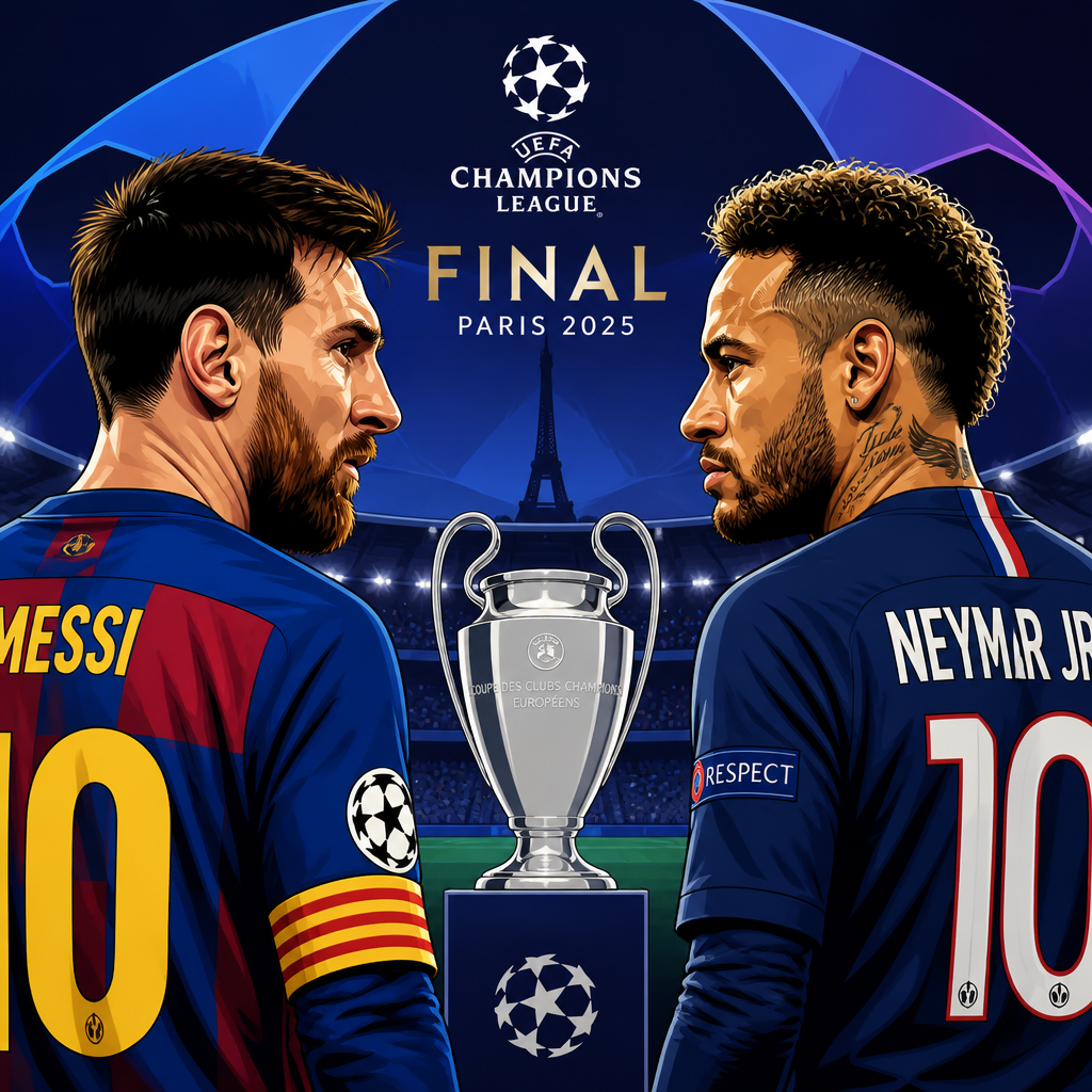 Messi vs Neymar in champions league final