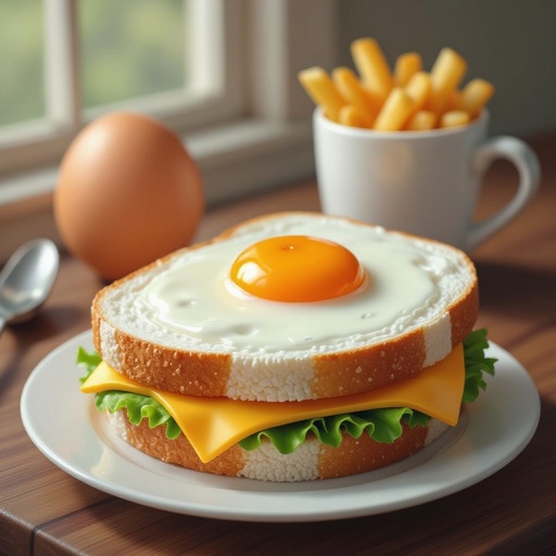 Egg egg and cheese