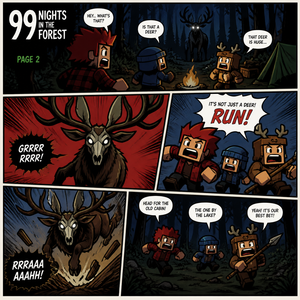 99 nights in the forest deer page 2