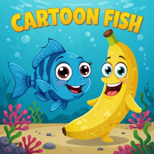 Fish,banana animal