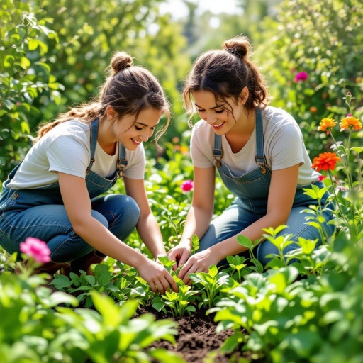 Kustie grow a garden