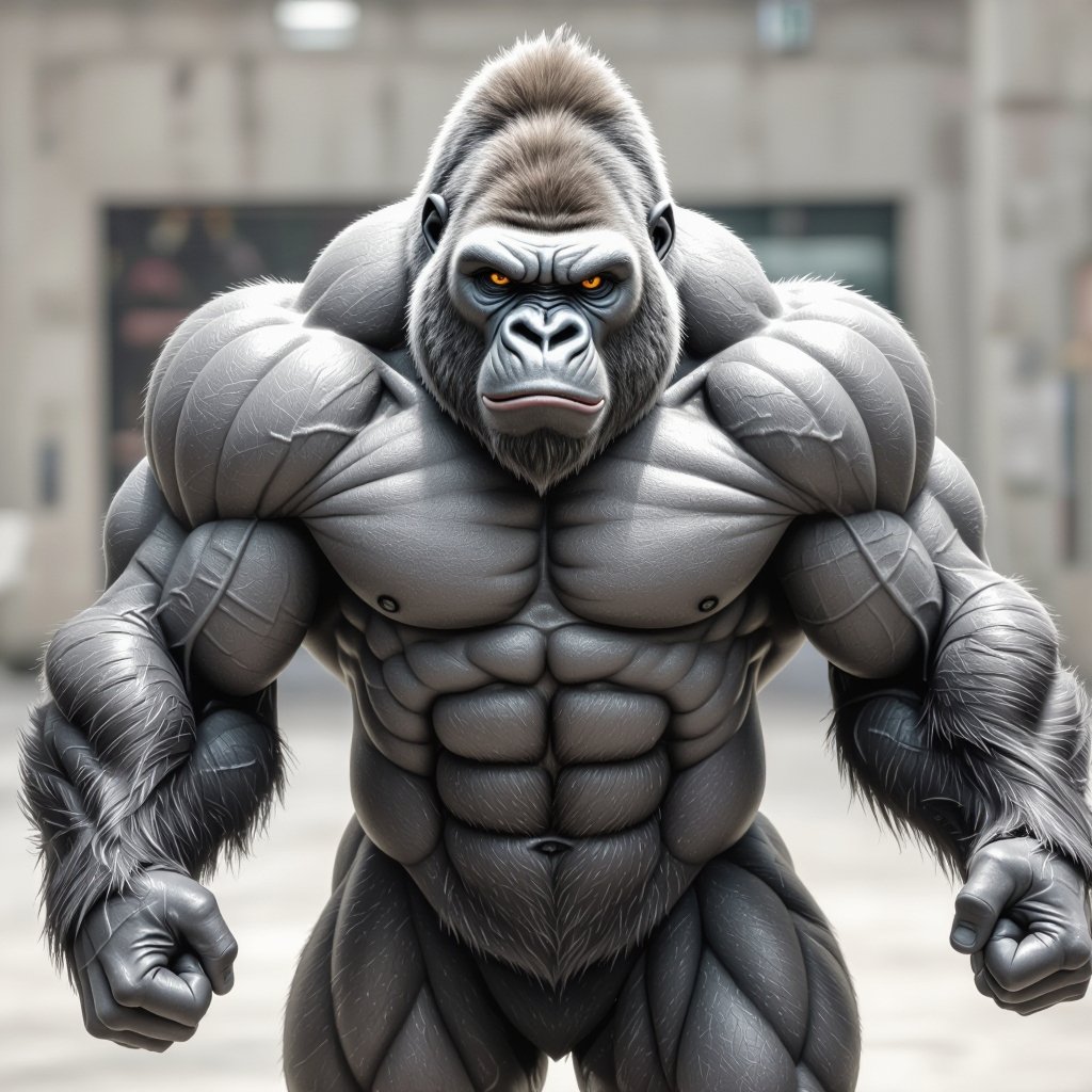 Silver gorilla 