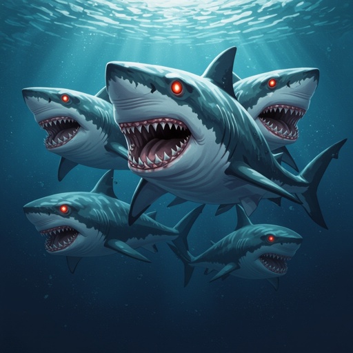 Uno squalo a 5 teste 