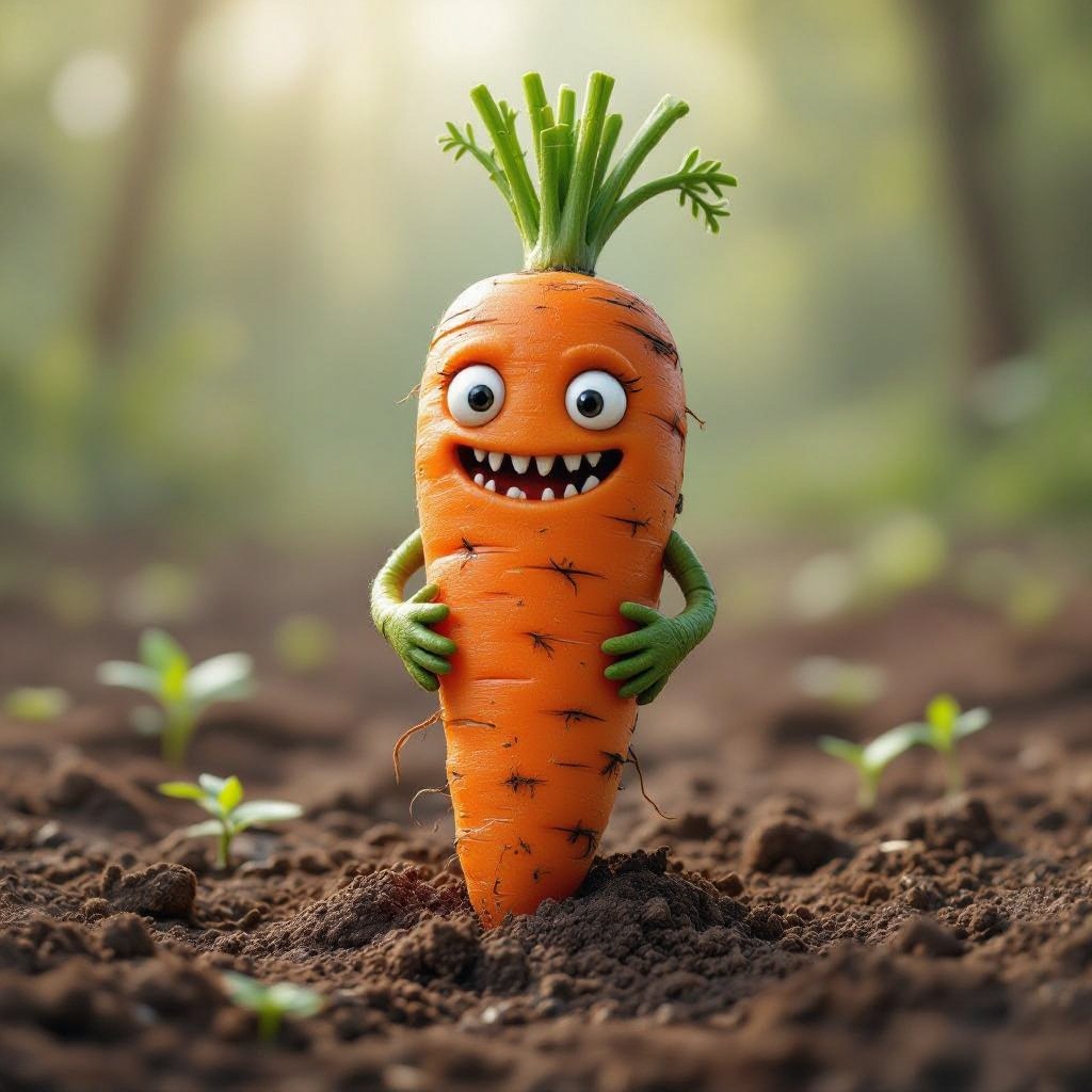 Make a monster carrot