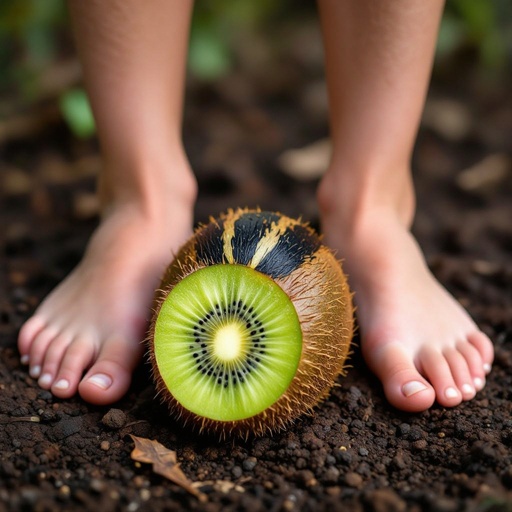 Skunk kiwi fruit body 2 human leg call Pipi kiwi