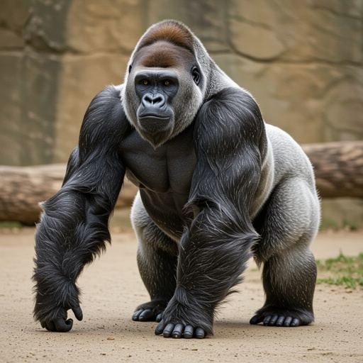 Silver gorilla 