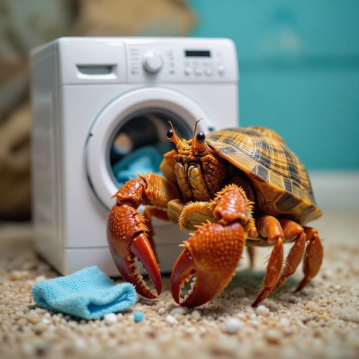 Hermit crab washing machine
