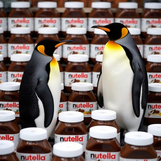Pinguin+1.000 barattoli di Nutella 