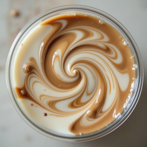 Poo mixed with pee mixed with milk