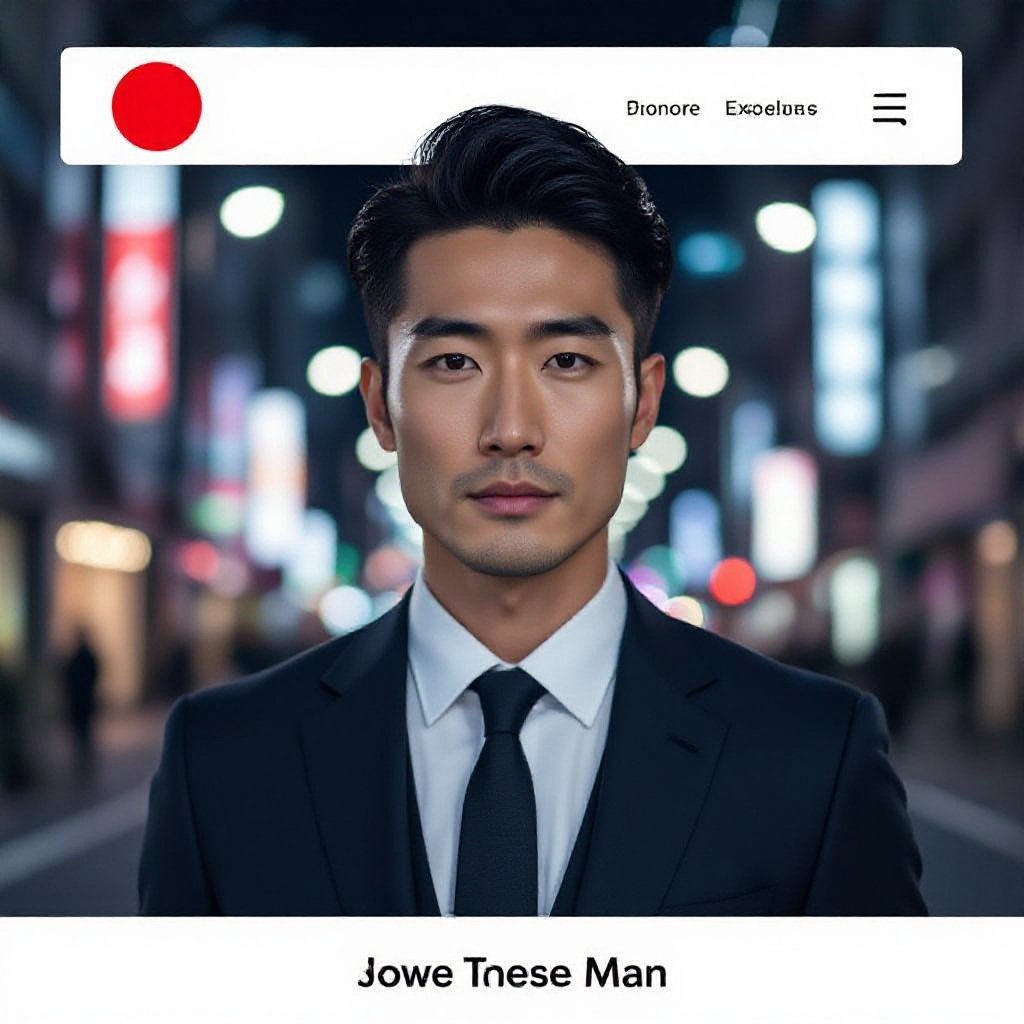 かっこいい日本人男性