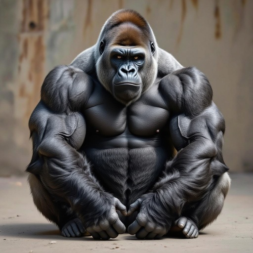 Silver gorilla