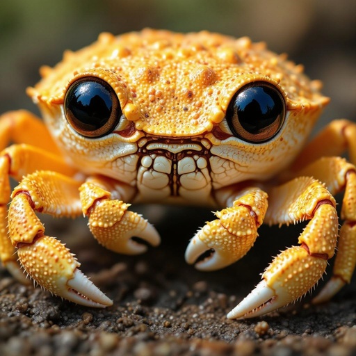Pumking Crab and with cute eyes