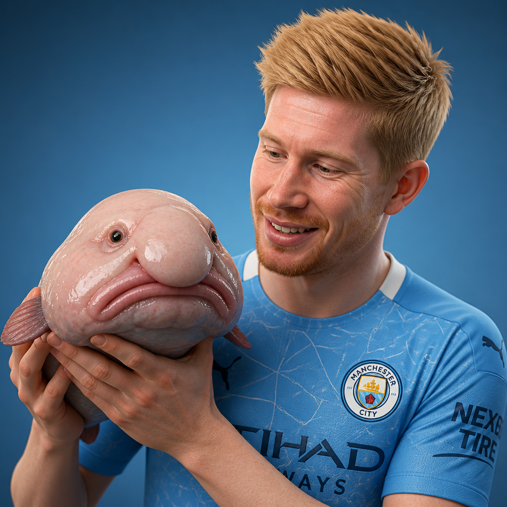 Kevin de Bruyne And a blobfish