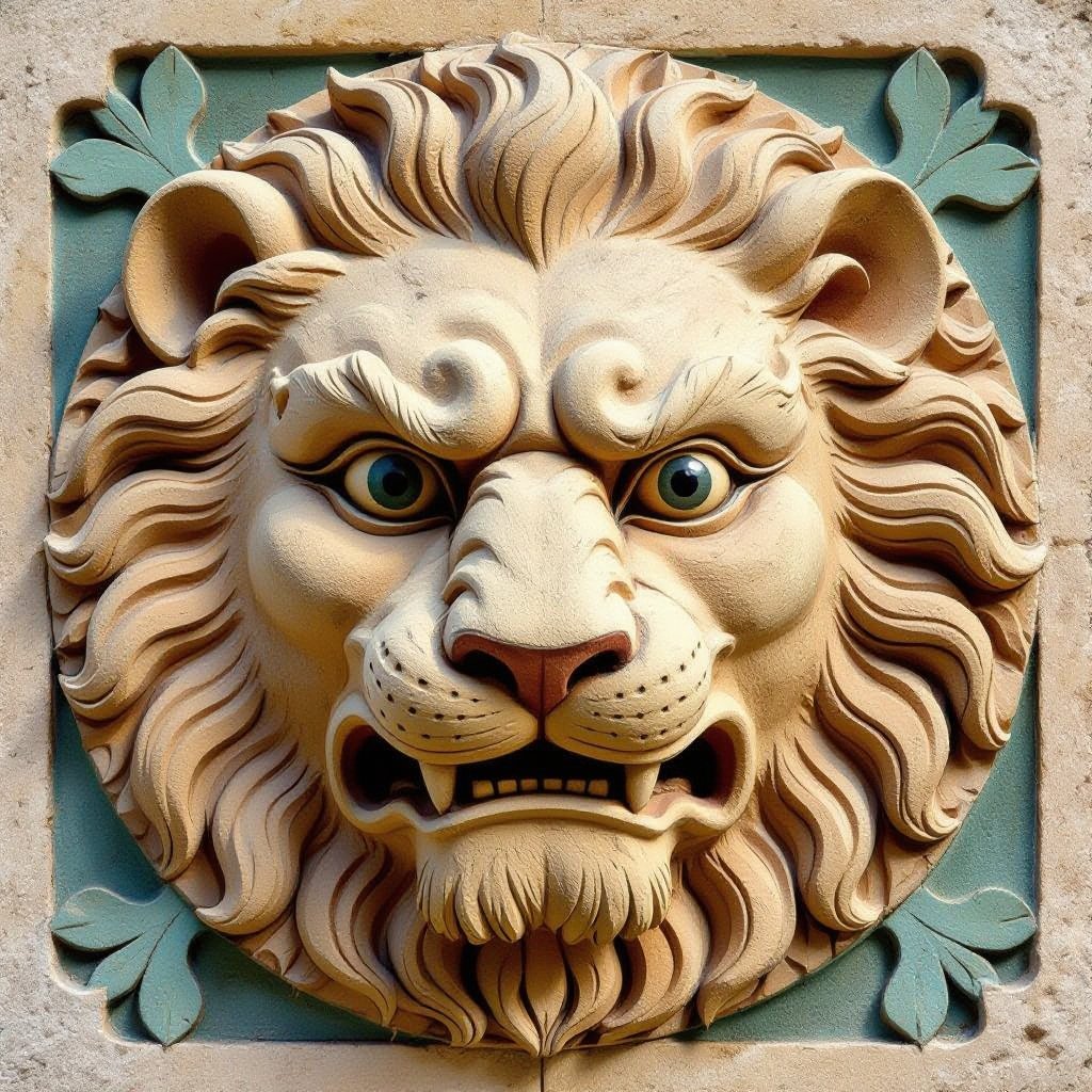 Poton con carade leon
