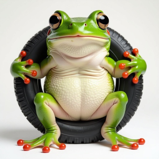 Frog tire body 2 human leg bisney