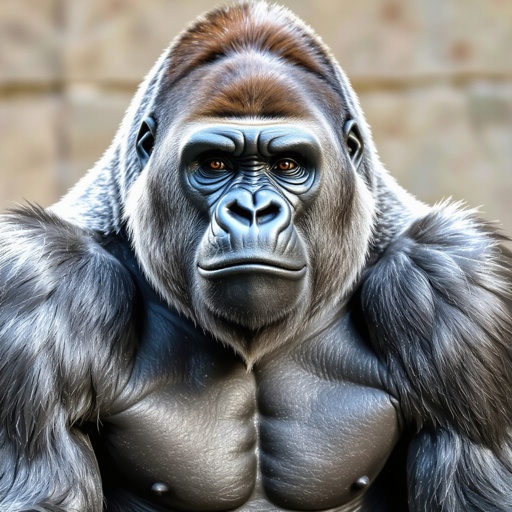 Silver gorilla