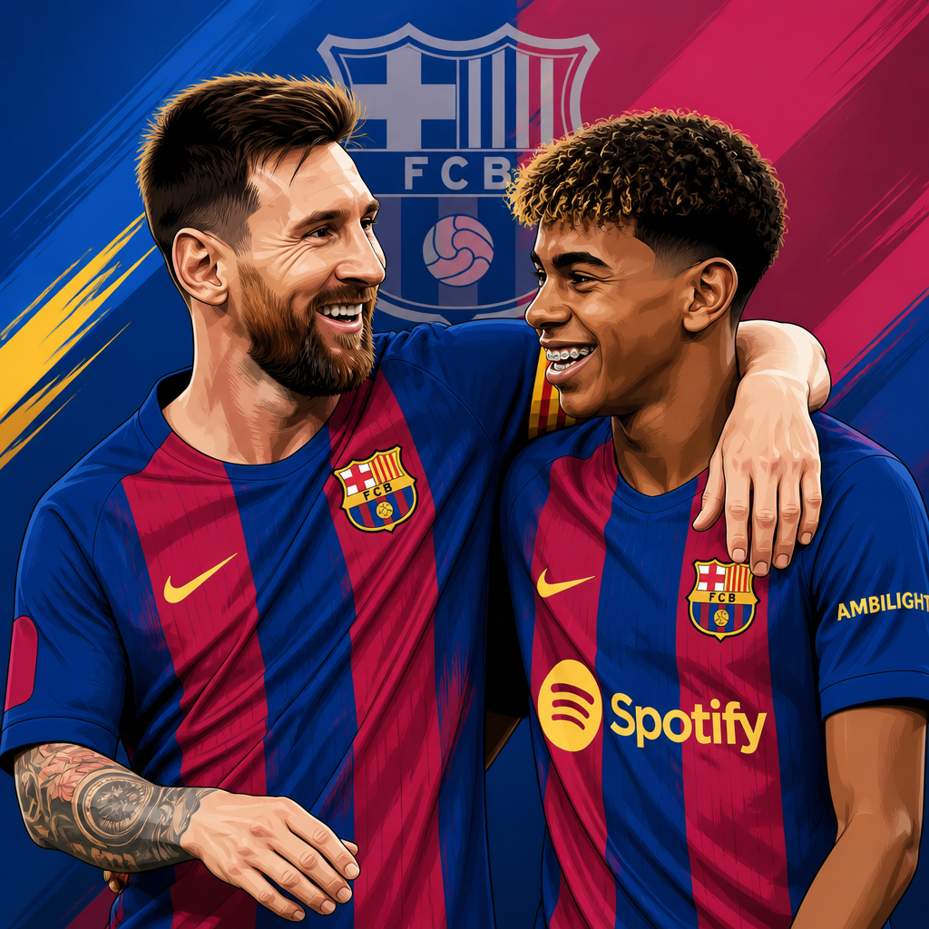 Messi + Yamal