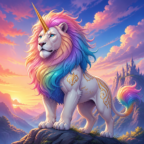 Unicorno leone