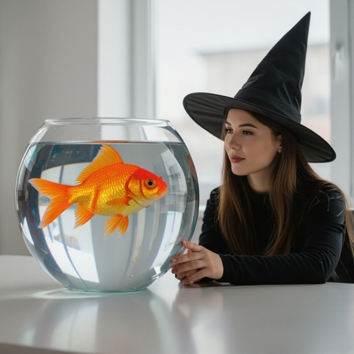 The fish And a witch