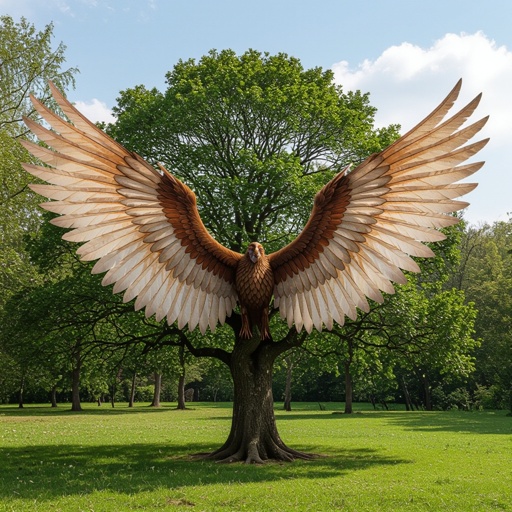 A tree that has wings