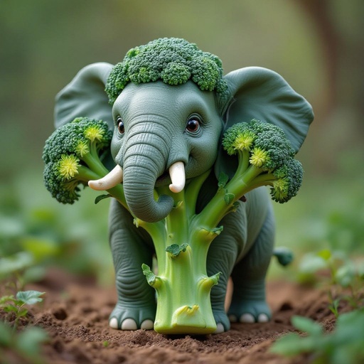 Broccoli elephant