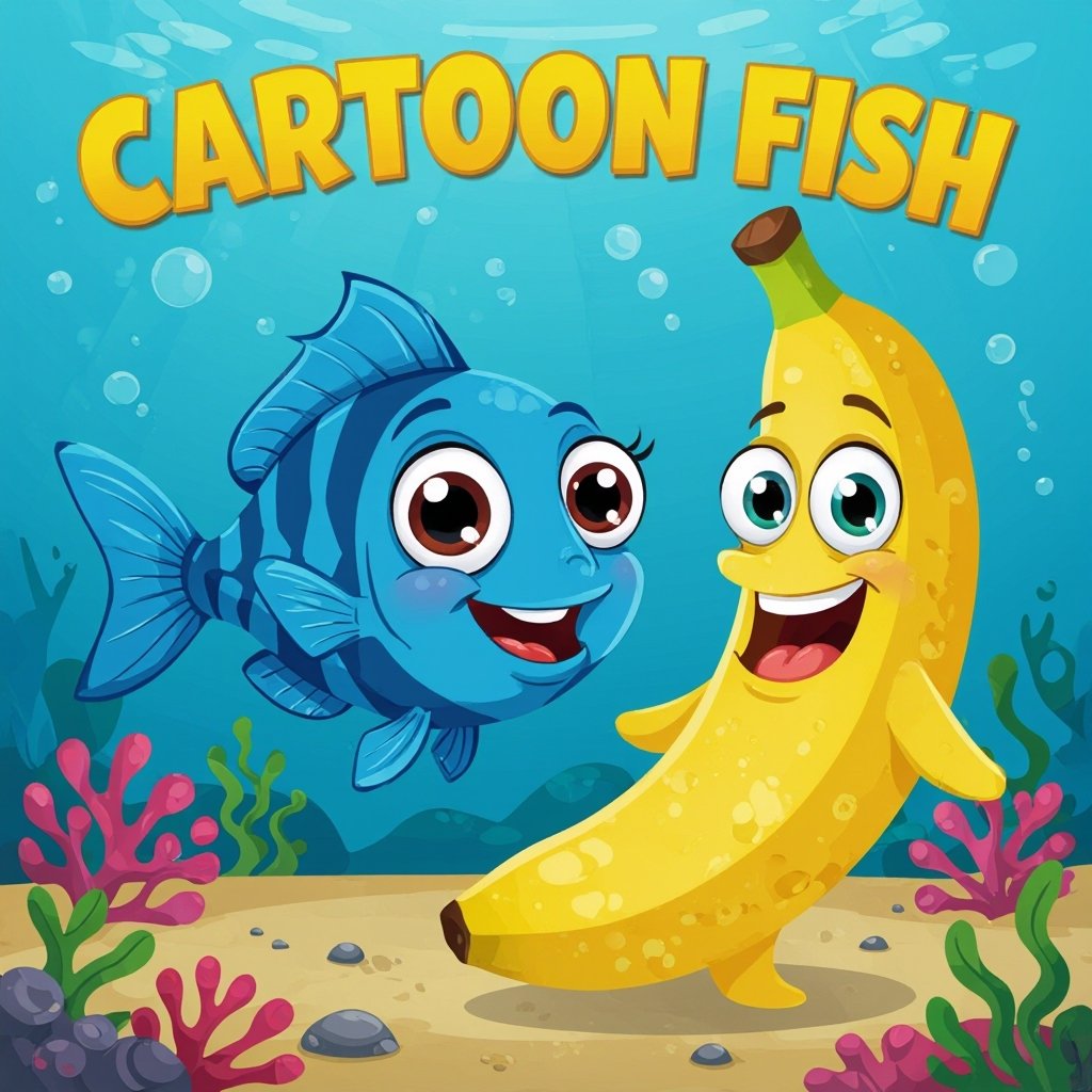 Fish,banana animal