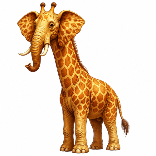 Elefante giraffa