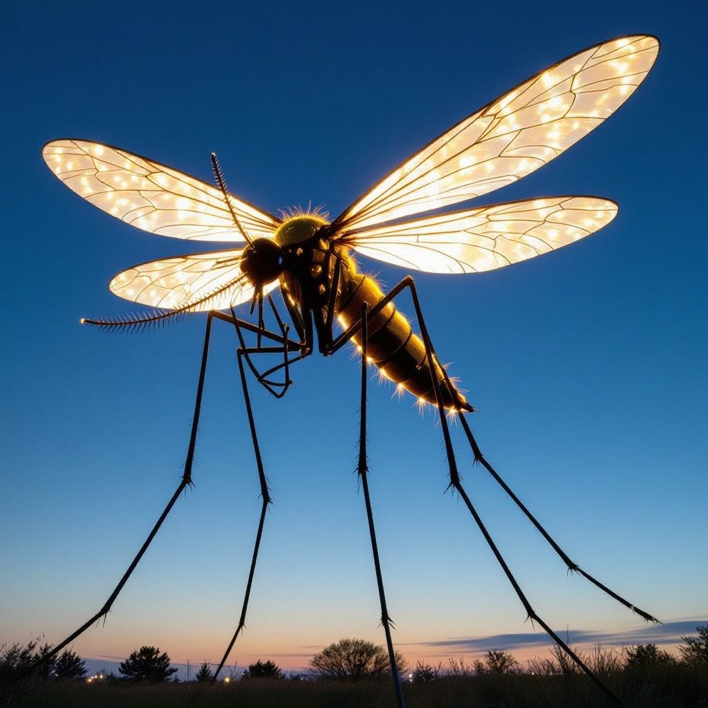 Giant mosquito sign