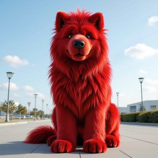 Cane gigante rosso