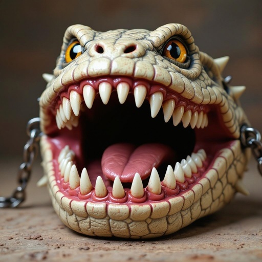A with teeth
