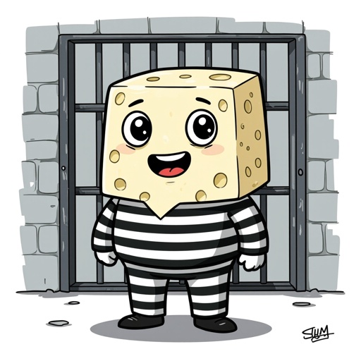 Mascarpone cheese in prison suit