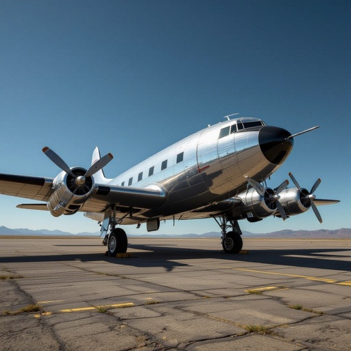 Goose bomber plane body in space