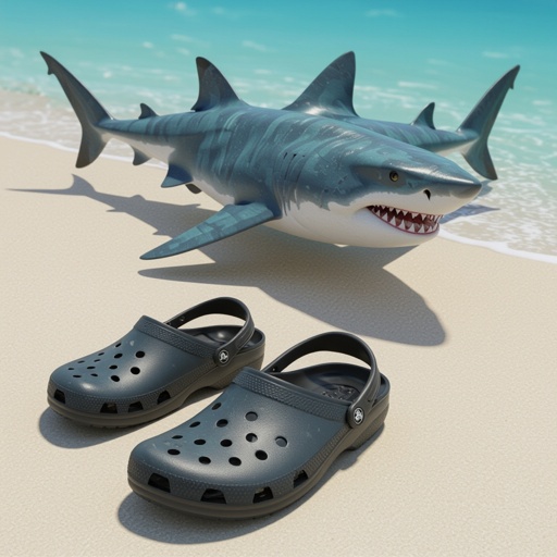 Shark With crocs