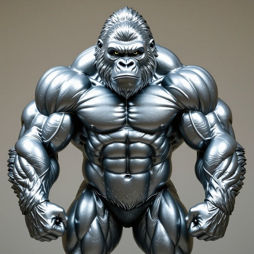 Silver gorilla 
