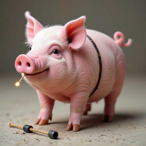 Bomb pig