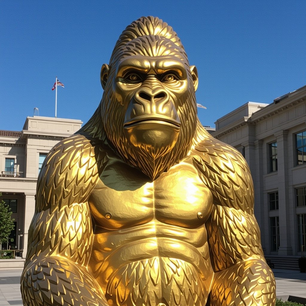 Gold gorilla 