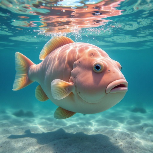 Blobfish underwater